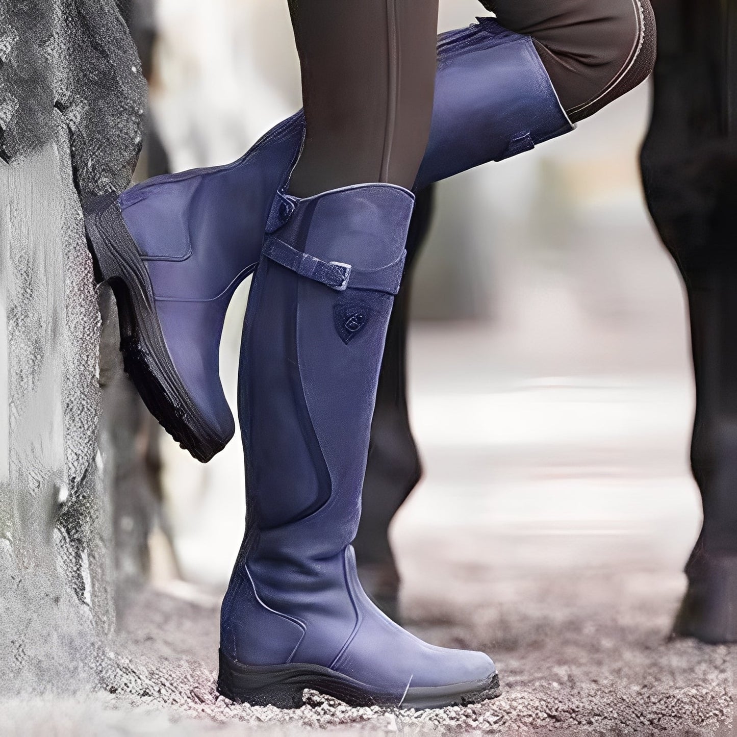 Lucie - Damen-Lederwanderstiefel mit Riemen