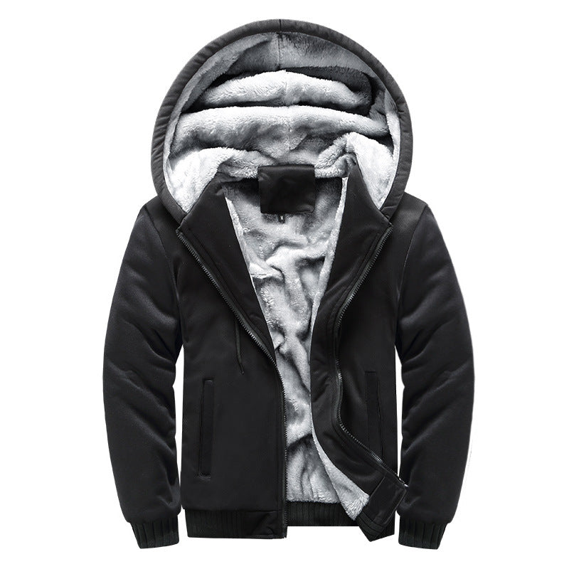 Russell - Stilvolle Samtjacke für Herren mit Kapuze