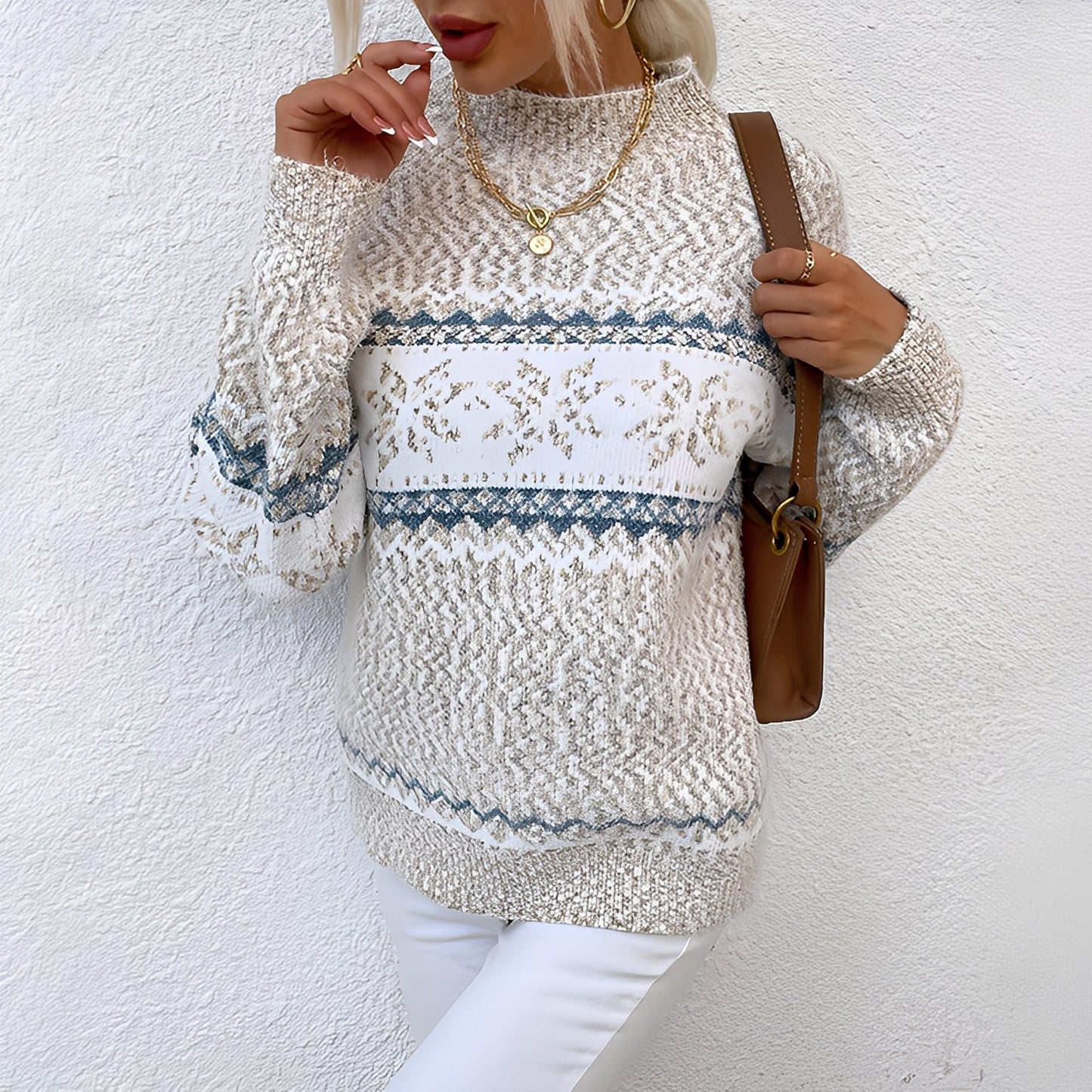Joselyne – Eleganter Damenwinterpullover