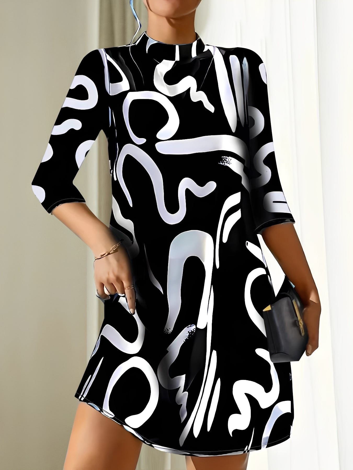 Kathryn - Stilvolles Damenkleid mit Muster
