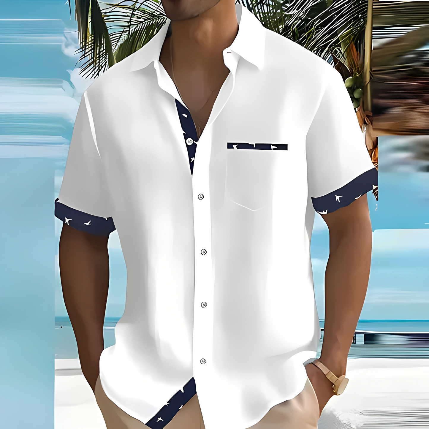 Liam – Stilvolle und leichte Sommerbluse