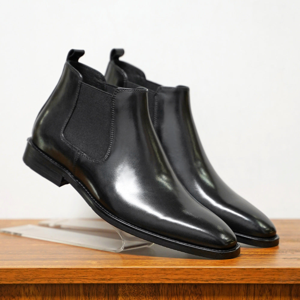 Jeremy - Formale Chelsea-Stiefel aus Leder für Herren