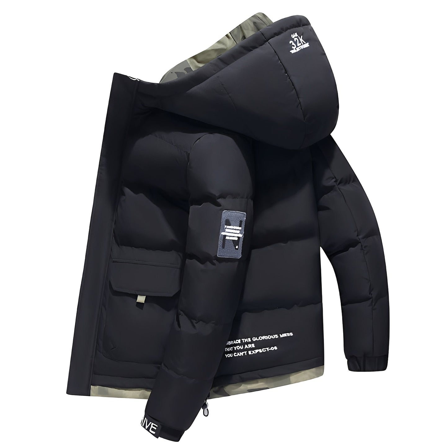 Austin - Moderne und warme Herren-Kapuzenjacke