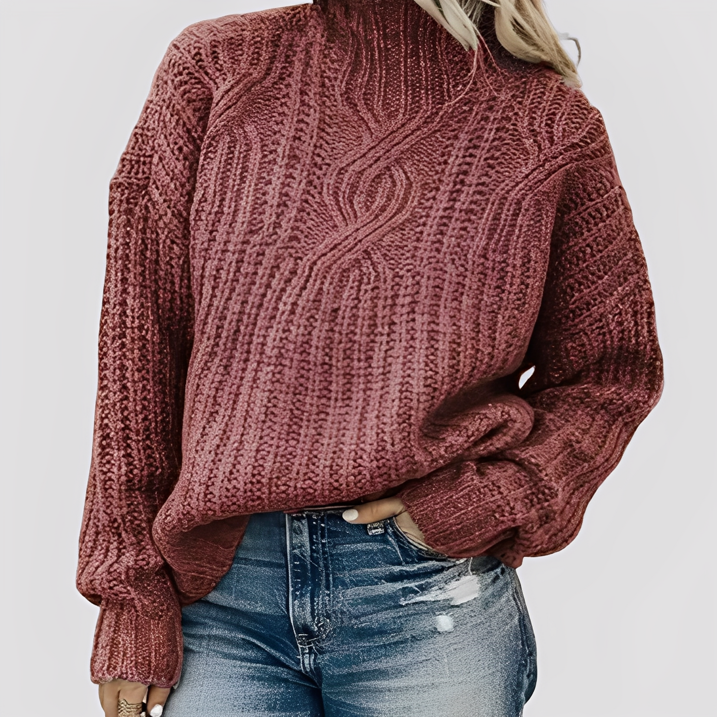Julianne - Eleganter, komfortabler Frauenpullover