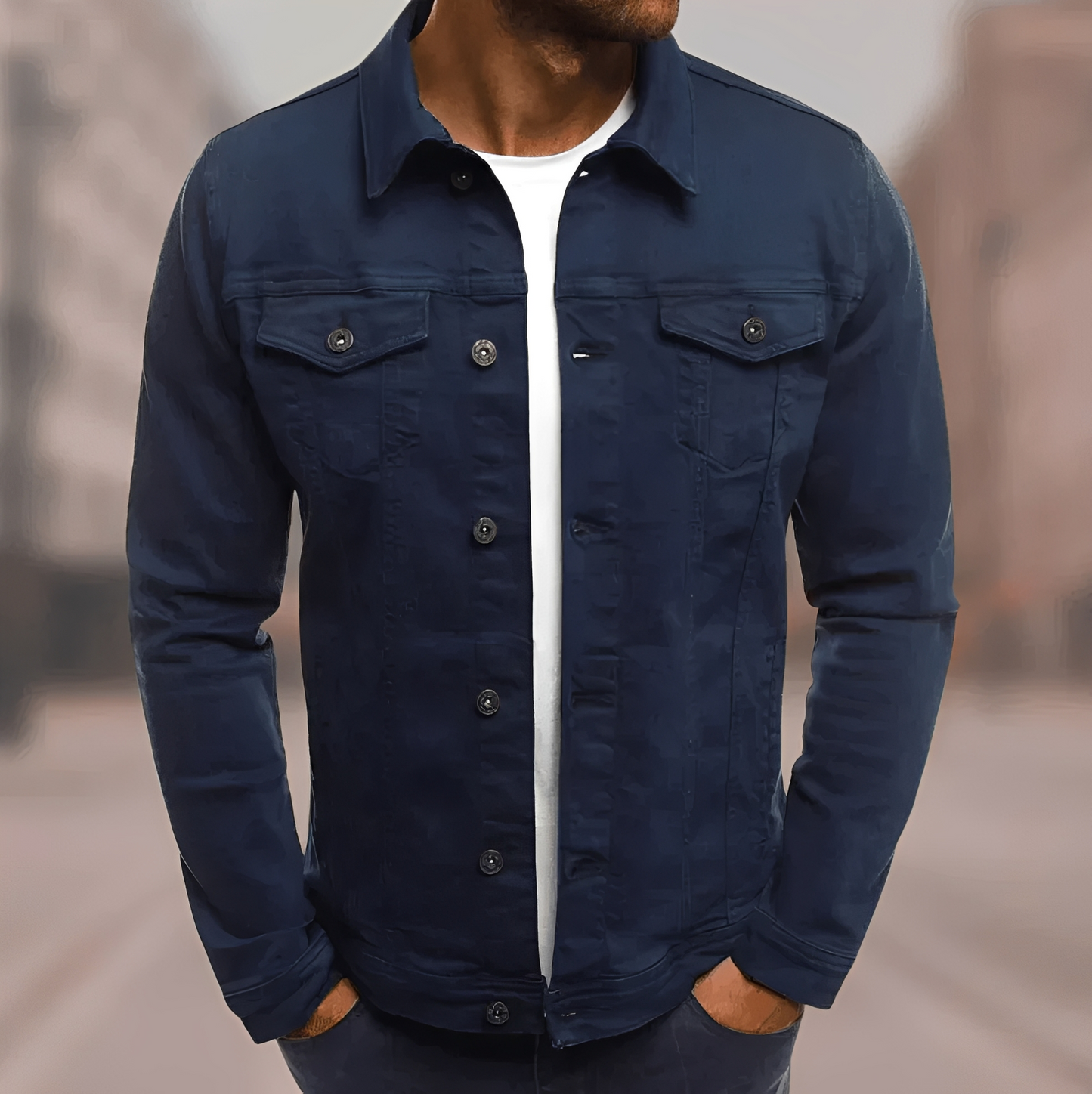 Krix - Komfortable Herren-Denimjacke