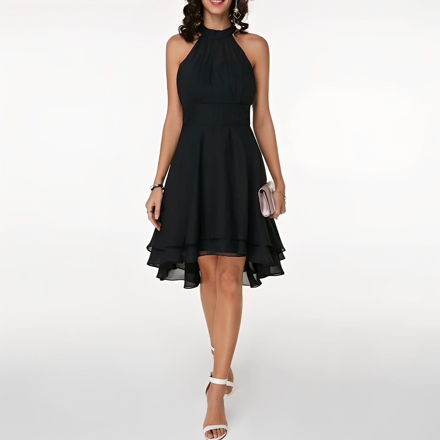 Rachel - Schickes Neckholder-Midikleid für Damen