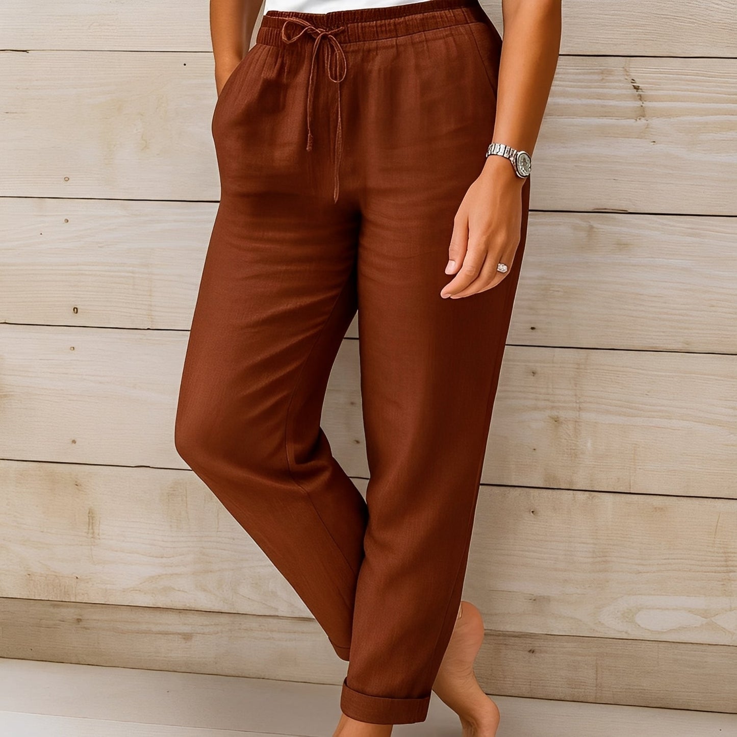 Jasmin - Damenhose mit hoher Taille und Komfort