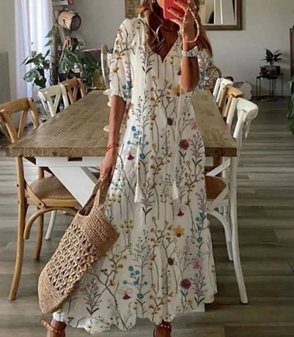 Dianna - Boho-Kleid mit figurbetonendem Schnitt