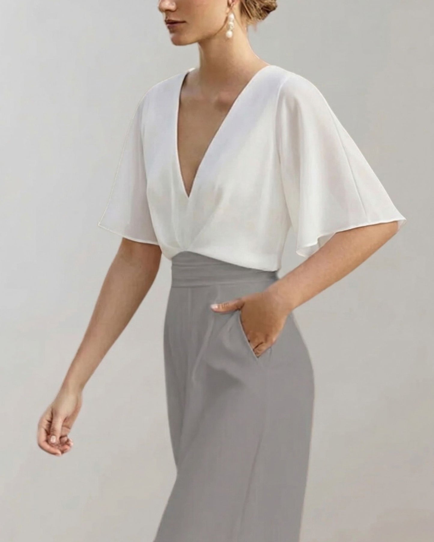 Melanie - Bequemer Overall mit weiten Beinen