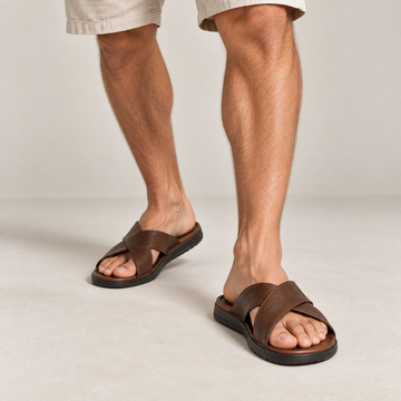 Herrensandalen