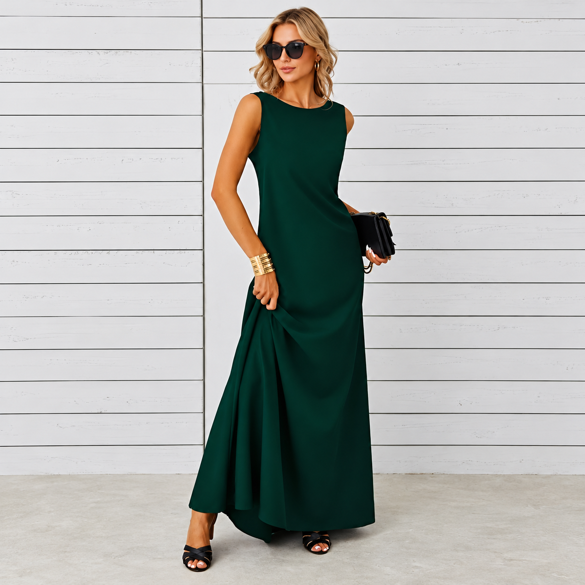 Saranna - Elegantes Langkleid für Damen