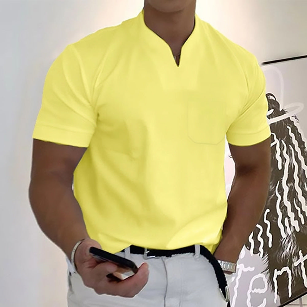 Jason - Kurzärmeliges Business-Fitness-Hemd für Herren