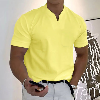 Jason - Kurzärmeliges Business-Fitness-Hemd für Herren