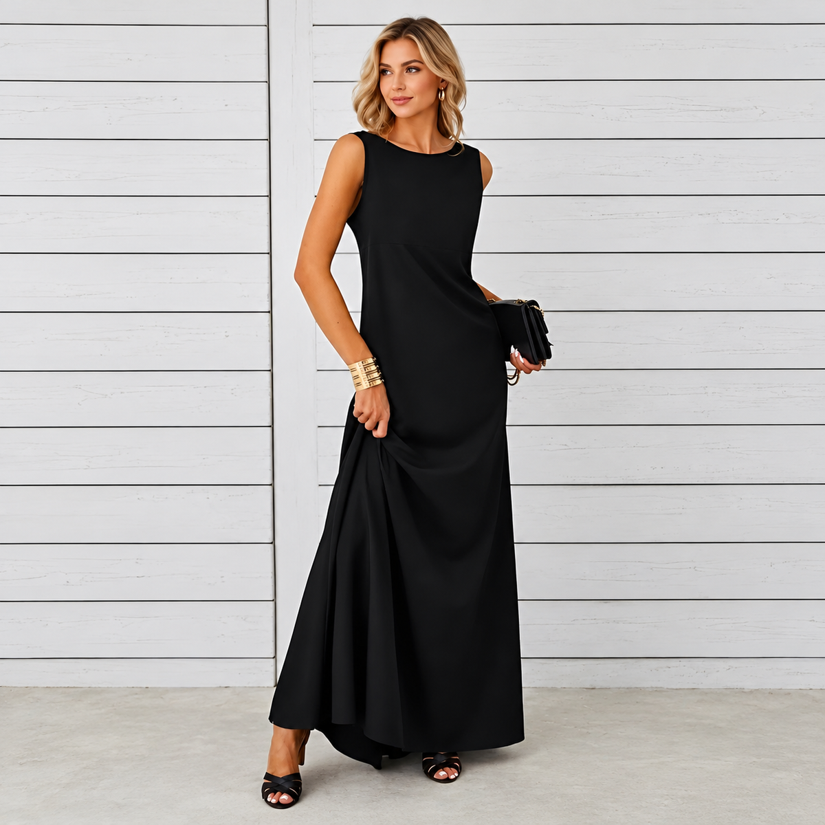 Saranna - Elegantes Langkleid für Damen
