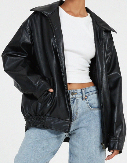 Anouk – Damen-Lederjacke in großer Größe