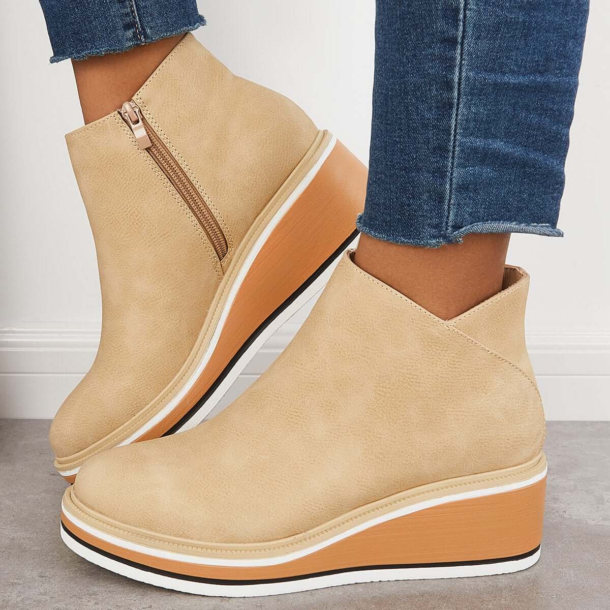 Nikkole - Stylische Damenstiefel mit Reißverschluss