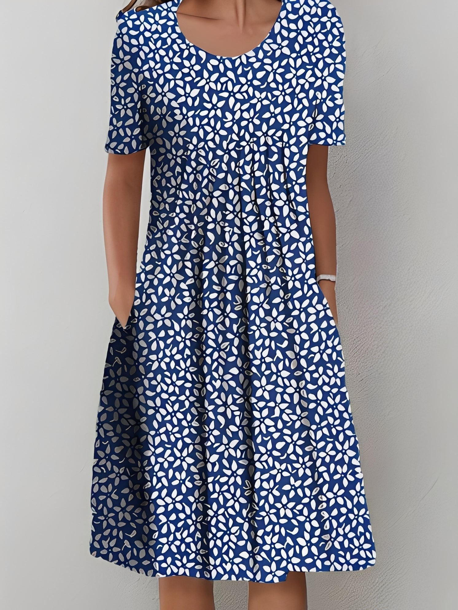 Jodie - Elegantes bedrucktes Kleid für Frauen