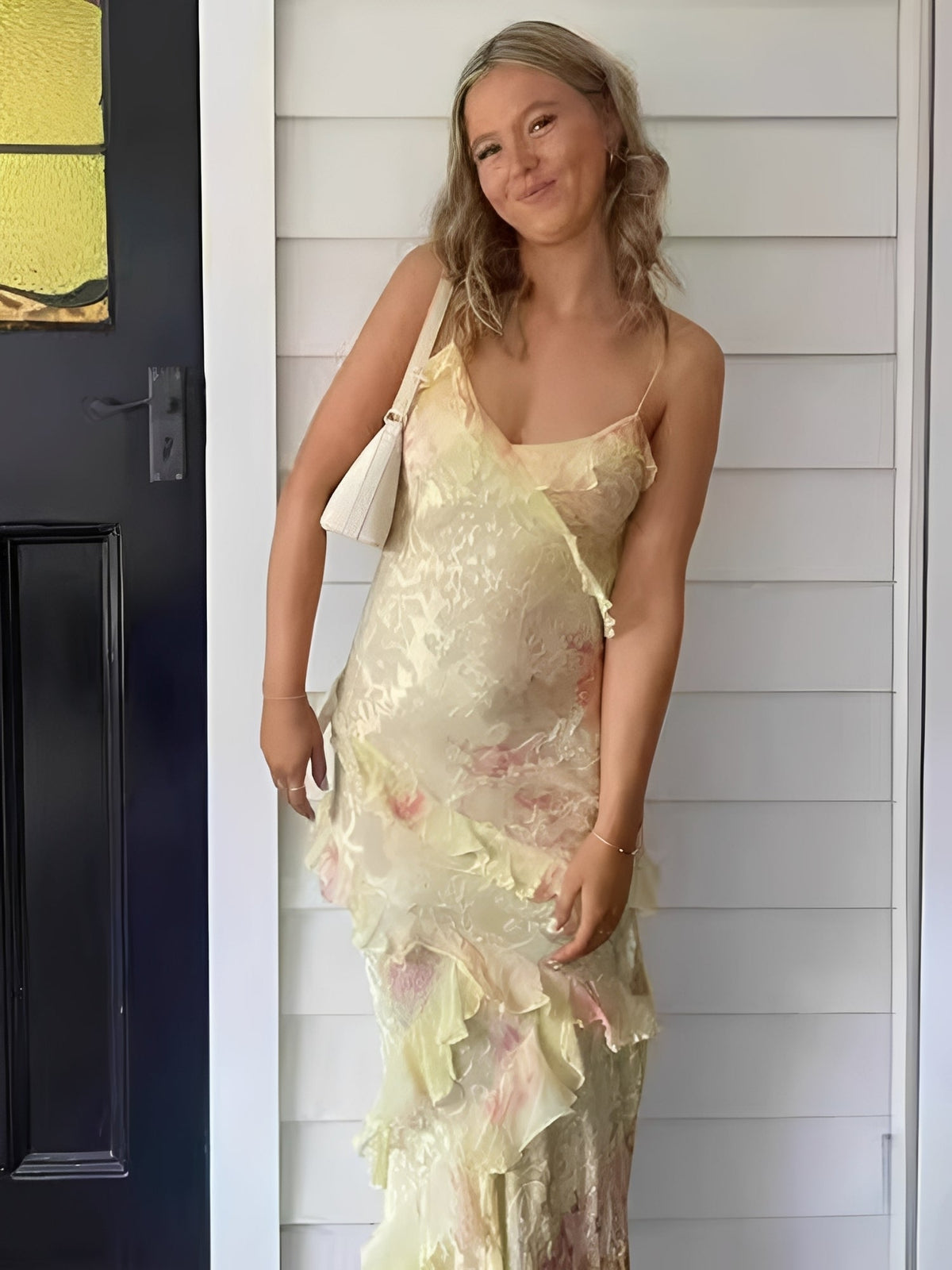 Angela - Elegantes Damen-Maxikleid mit offenem Rücken