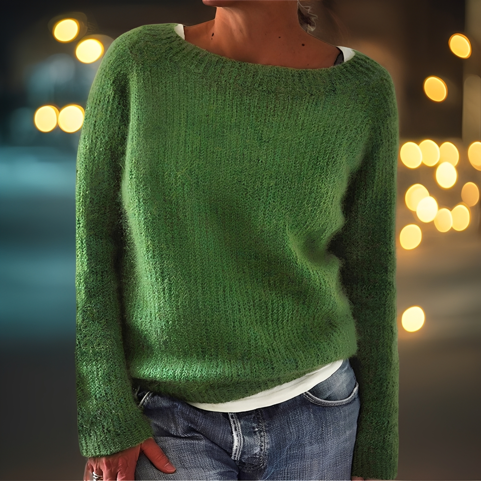 Abeeha - Damenpullover mit angenehmer Passform