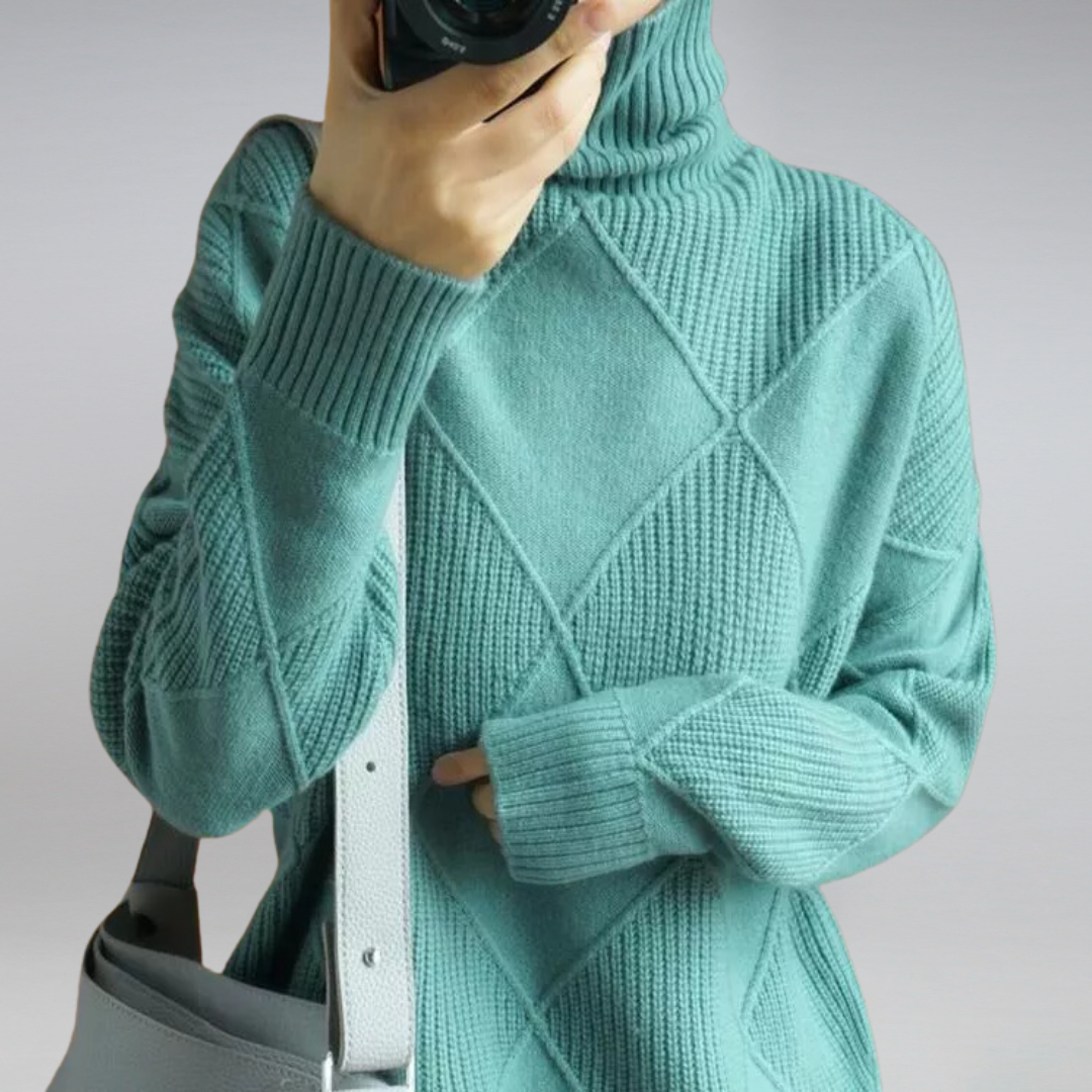 Camille - Eleganter Rollkragenpullover