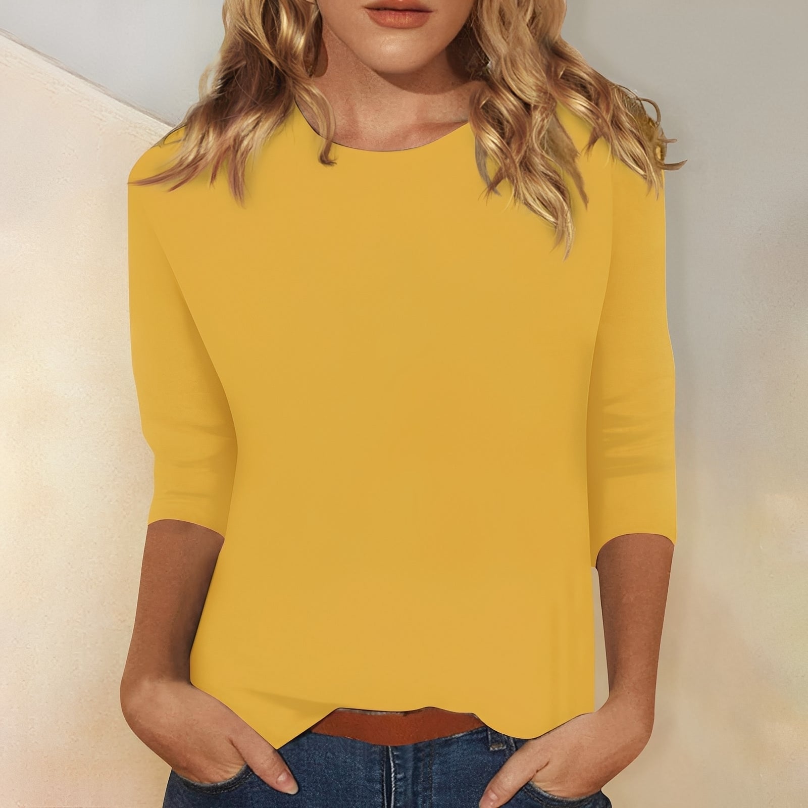 Katherina - Bequemes Rundhals-Shirt