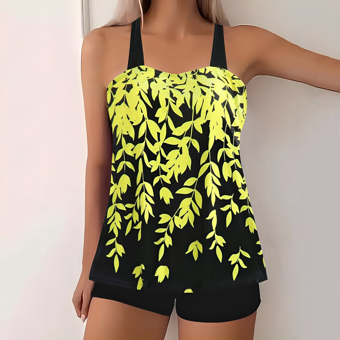 Emmie - Stilvoller Tankini mit Muster für Damen