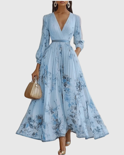 Adeline – Fließendes Maxikleid mit eleganten Falten