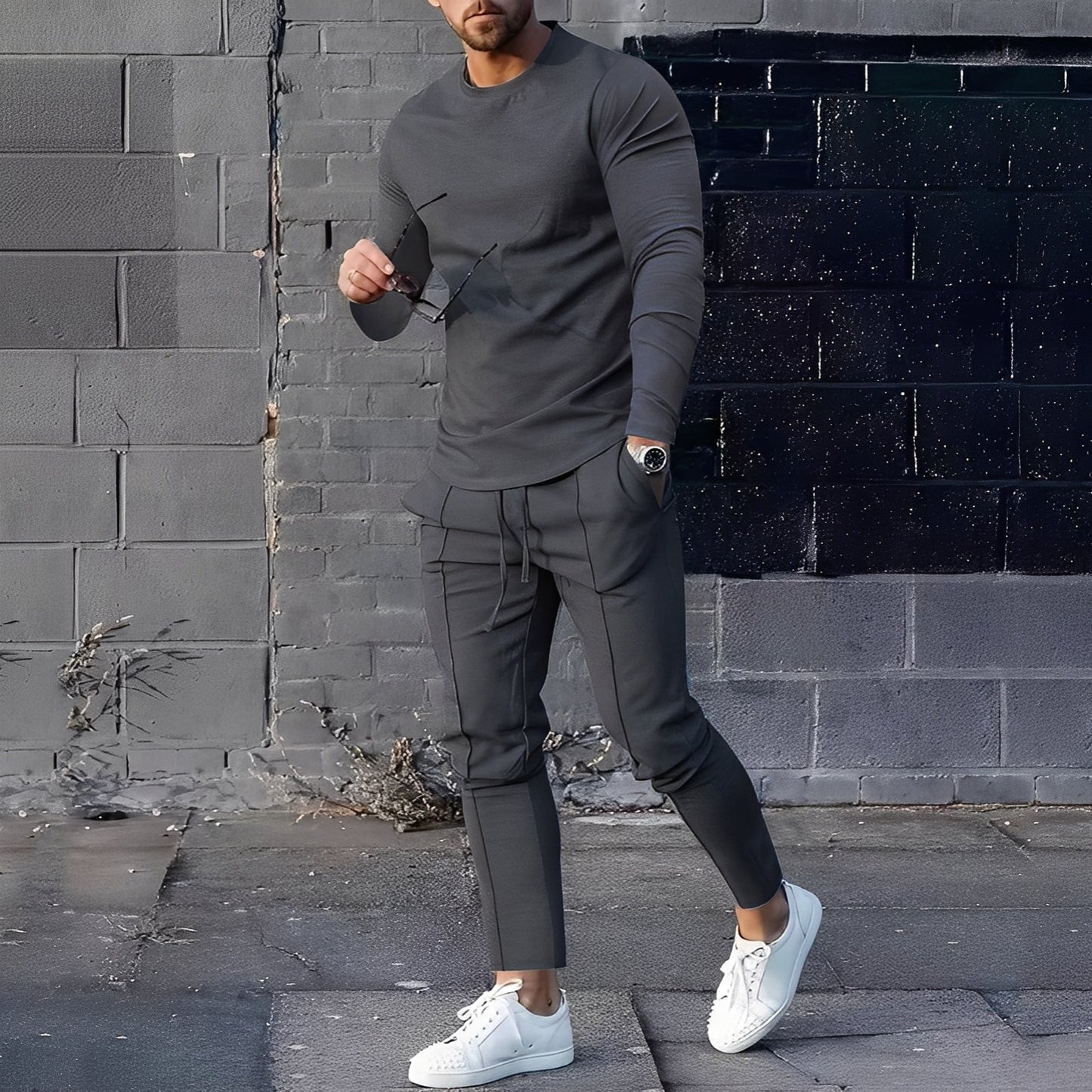 Adélard - Männer-Set aus Pullover und bequemer Hose