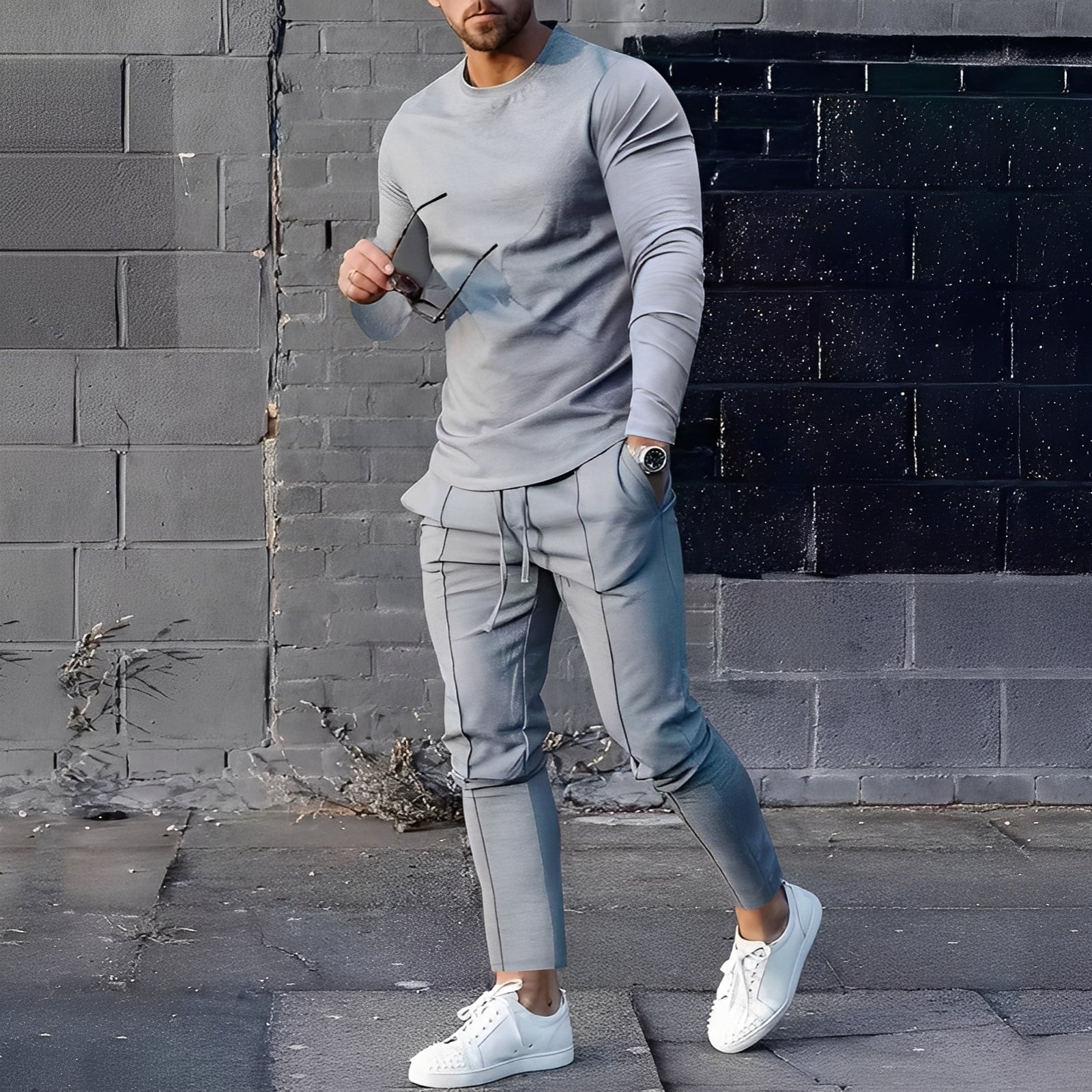 Adelard - Herren-Set mit Oberteil und Hose