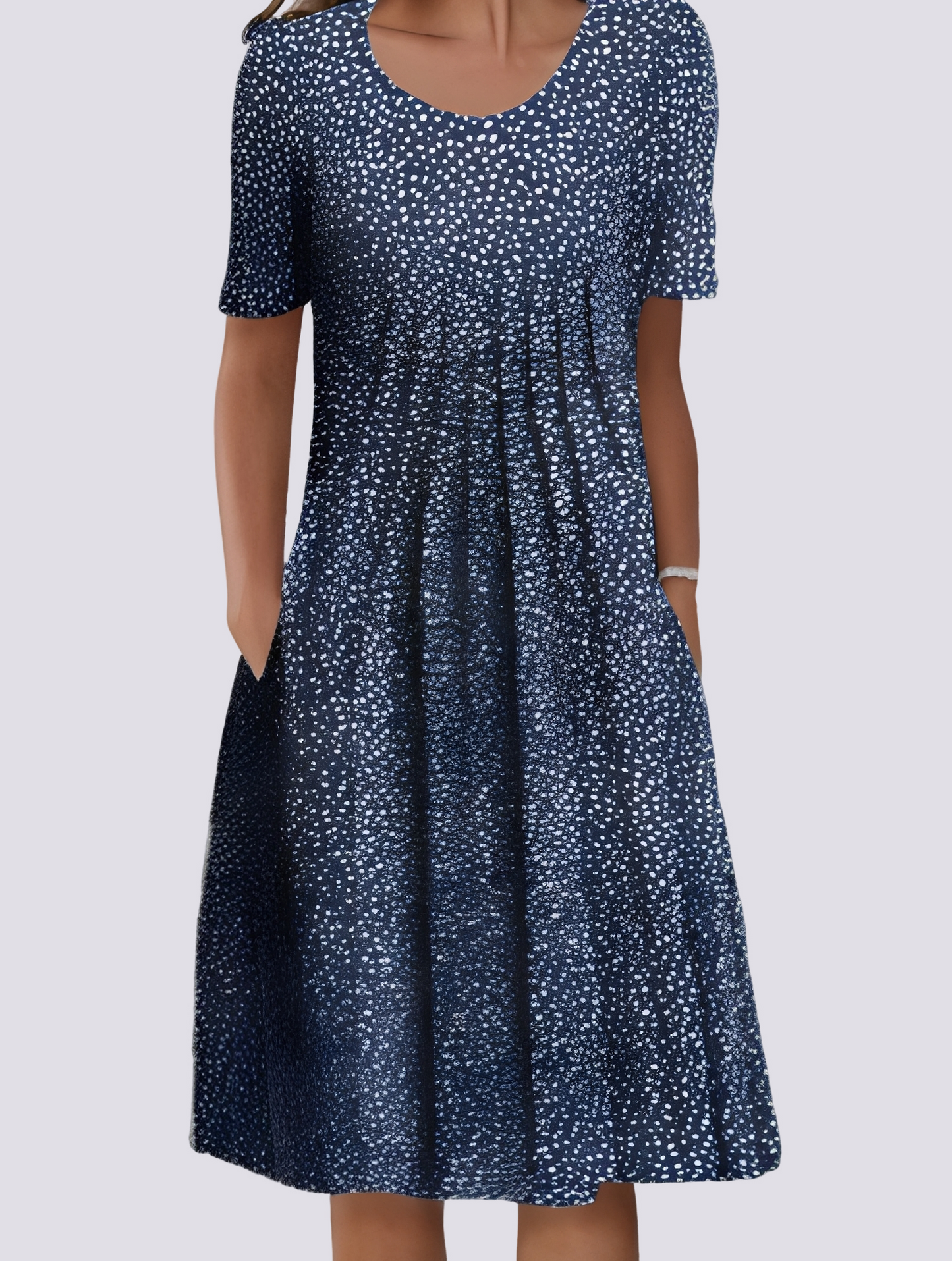 Aminah - Lässiges Damenkleid mit Blumenmuster