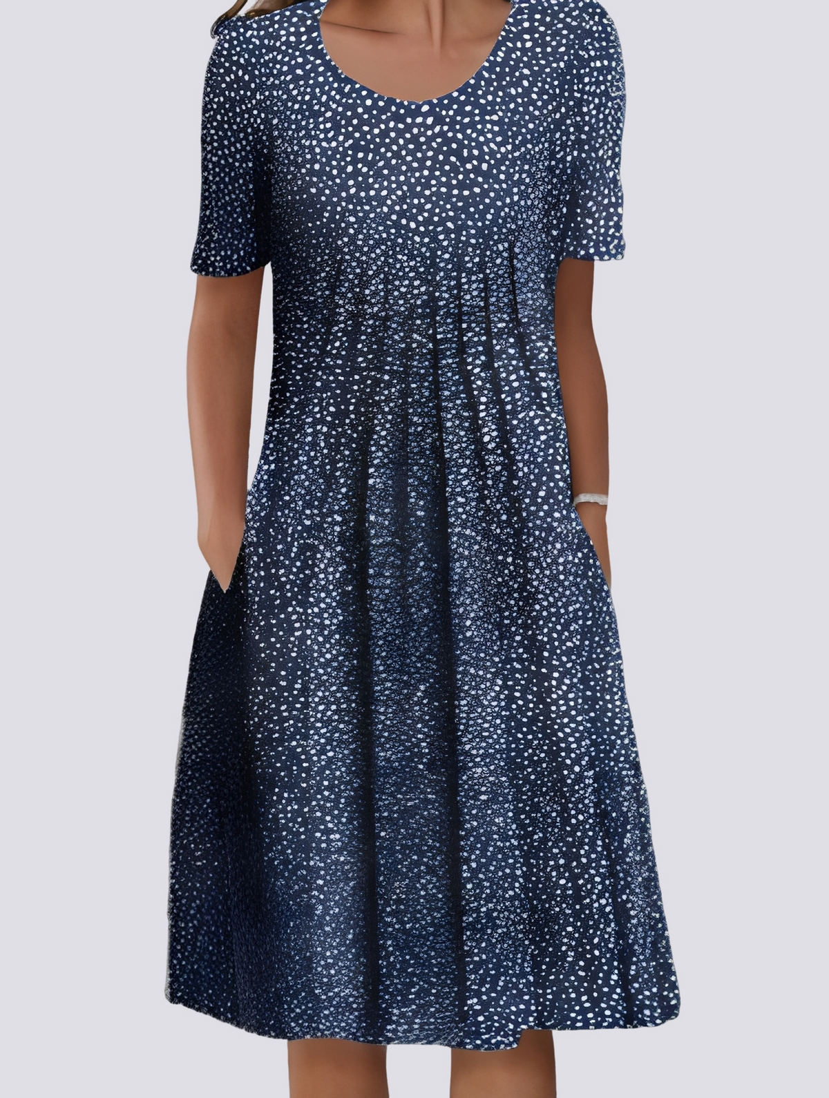 Aminah - Lässiges Damenkleid mit Blumenmuster