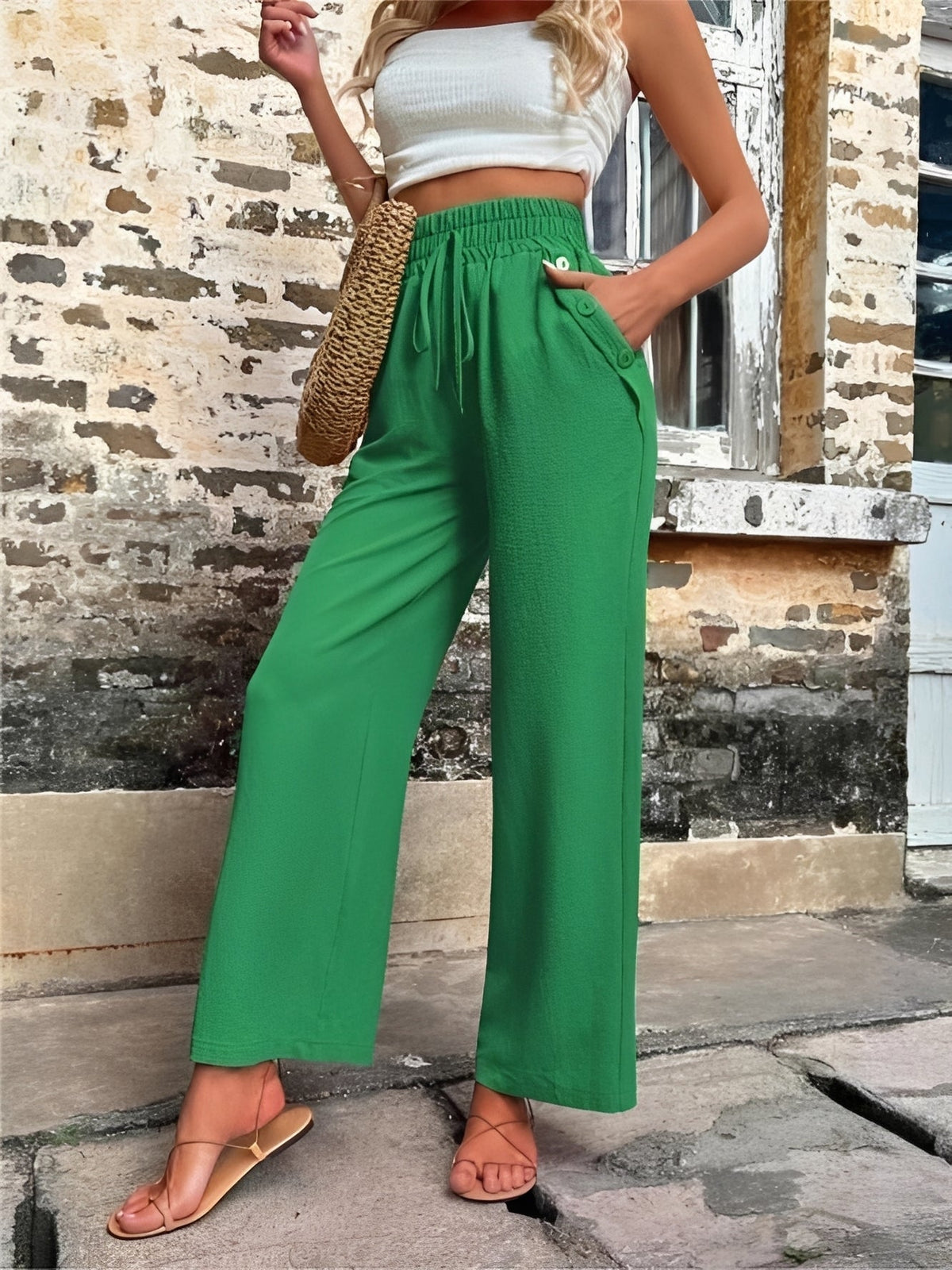 Allie - Weite, schicke Hose mit hoher Taille für Damen