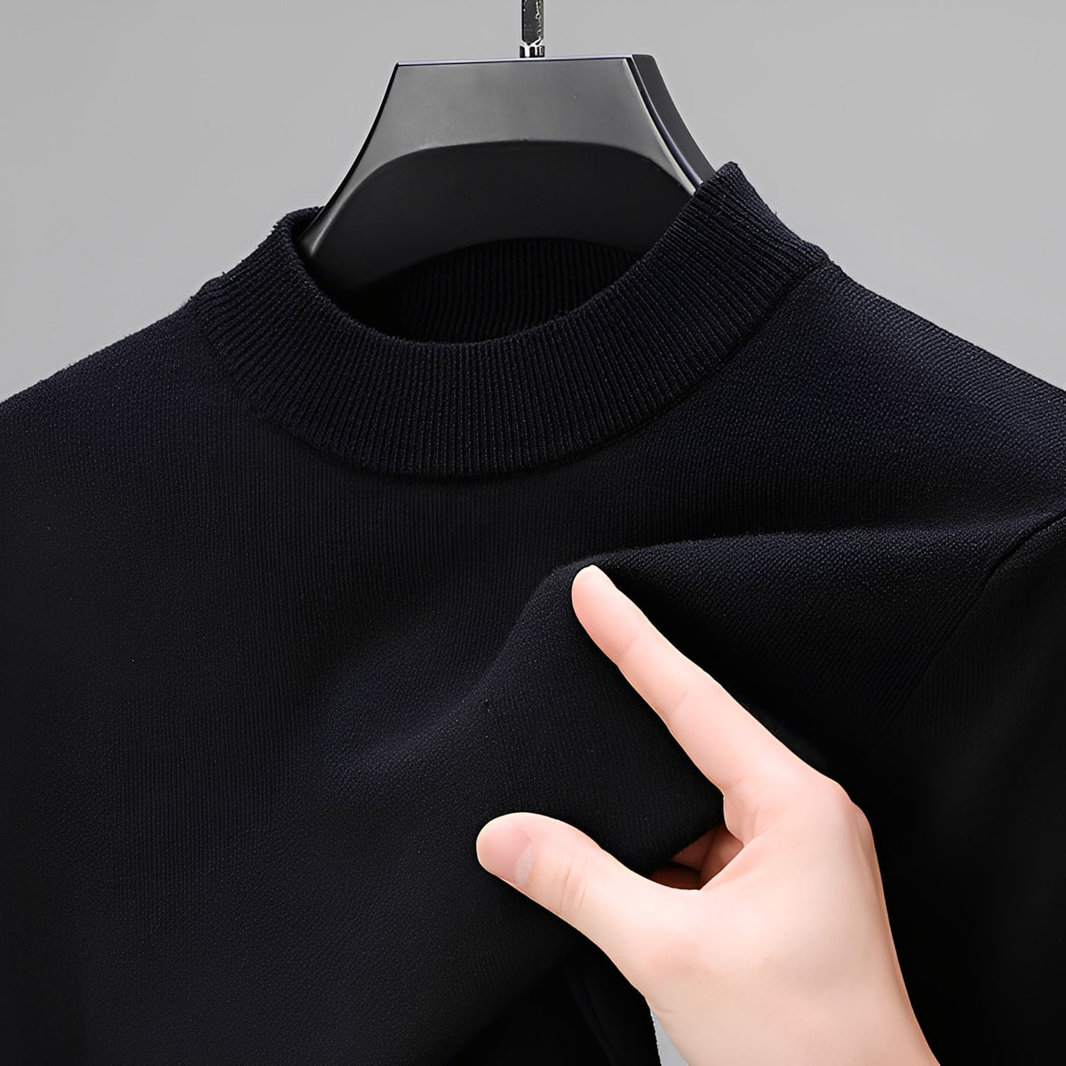 Davis – Eleganter Pullover für Herren mit Abschluss unten