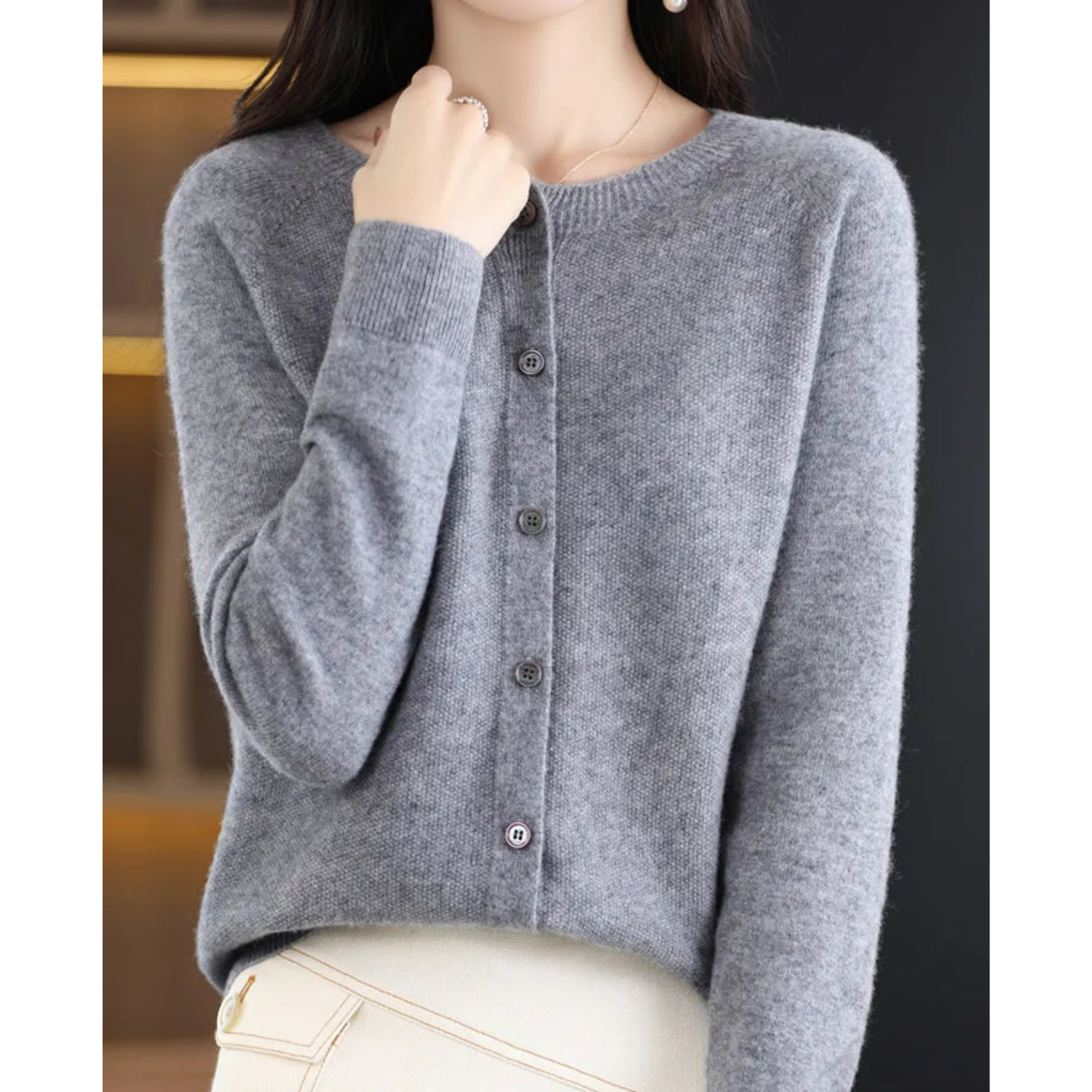 Aubry – Kuschelige, weiche Strickjacke
