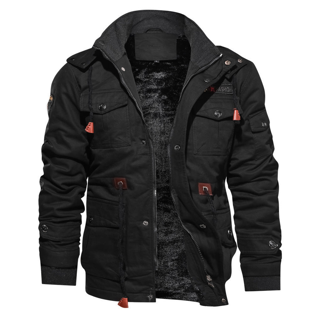Dawson - Herren-Winterjacke wasserdicht und warm gefüttert mit Fleece