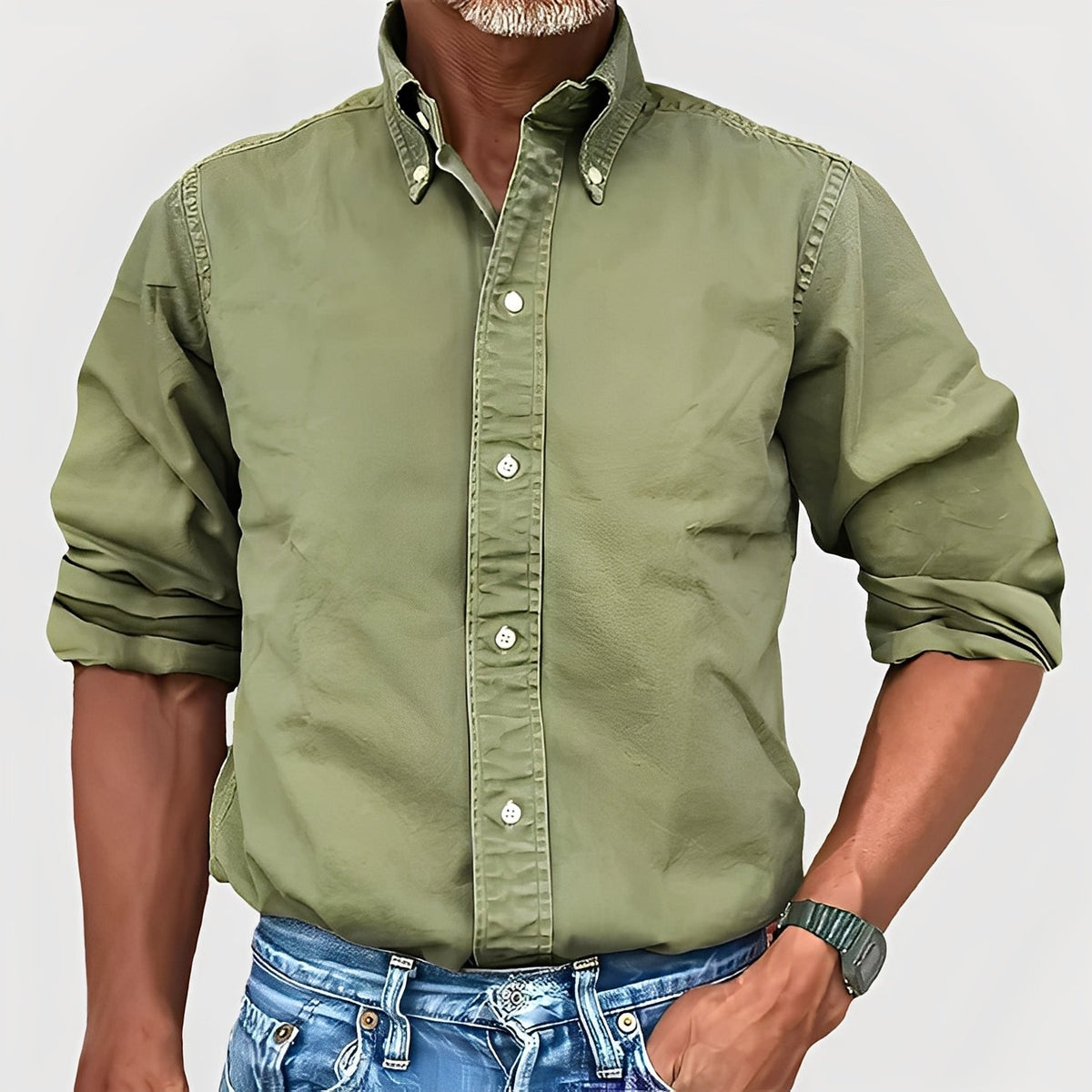 Micheal - Bequemes Langarmshirt