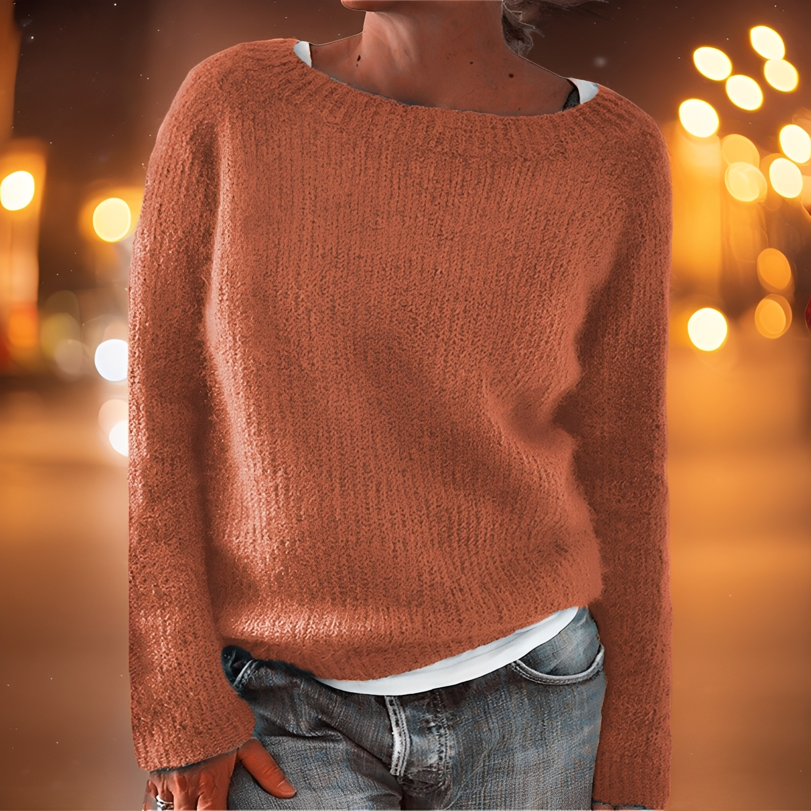 Abeeha - Damenpullover mit angenehmer Passform
