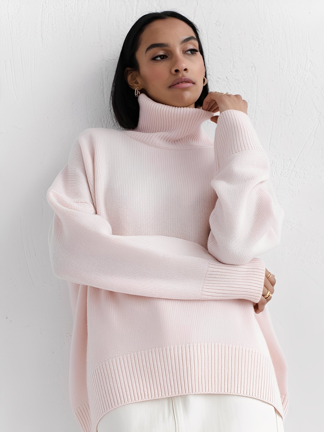Marva - Eleganter Damenrollkragenpullover, der wärmt
