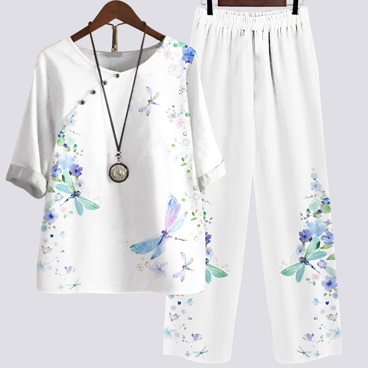 Jodie - Elegantes und gemütliches Damen-Set mit Muster