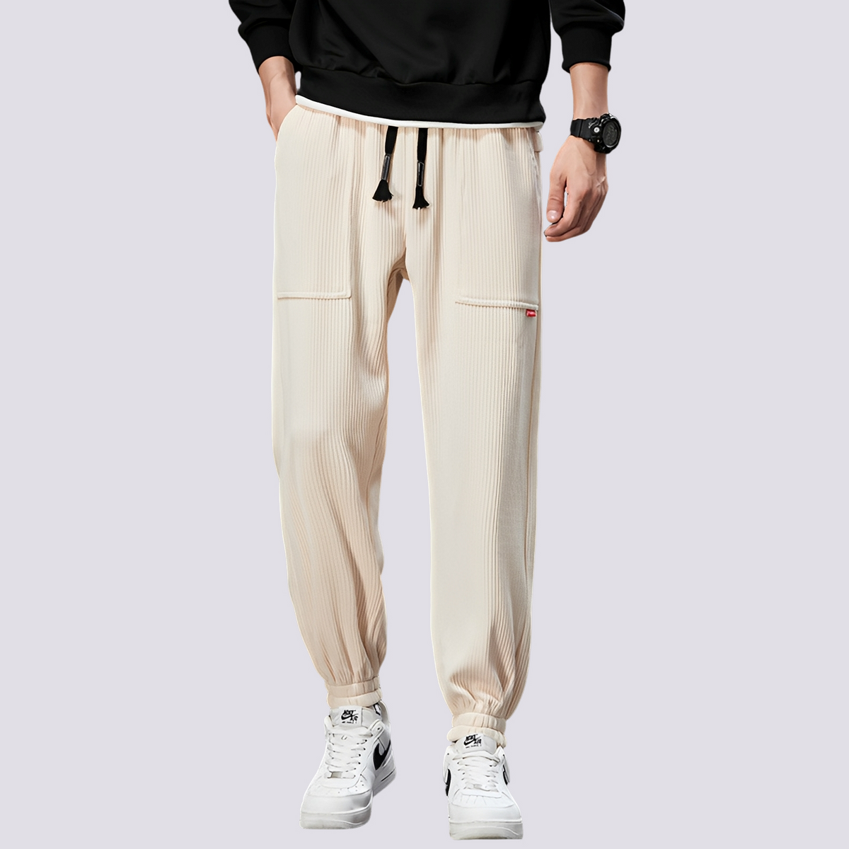 Benji - Komfortable Cord-Jogginghose für Herren
