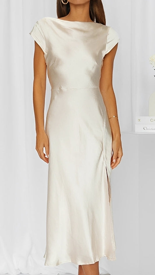 Alexa - Schickes Damen-Midikleid mit Flügelärmeln