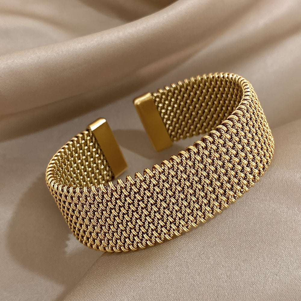 Raya – Pulsera aus Titanstahl mit graviertem Kabel