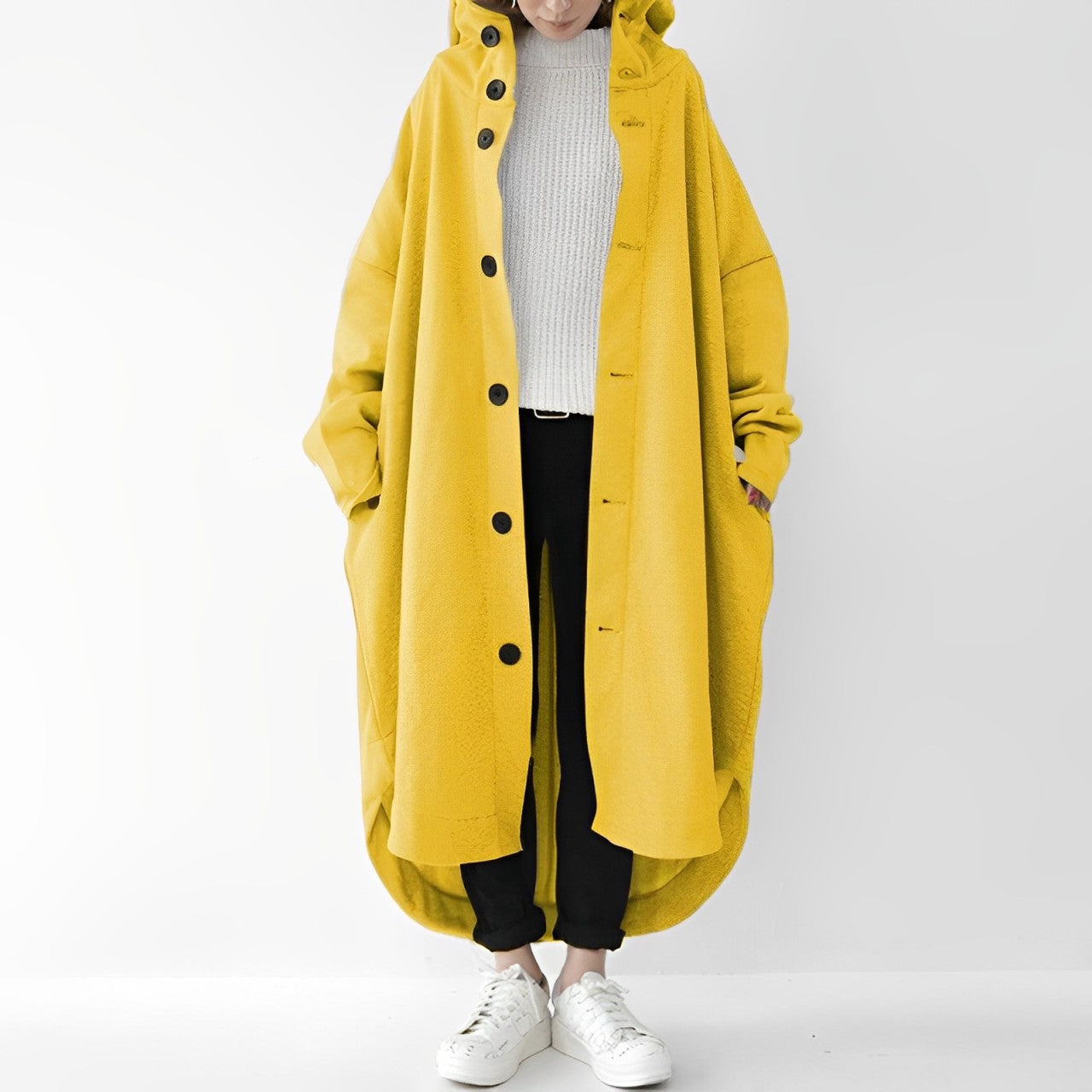 Cailyn - Langer, bequemer Trenchcoat