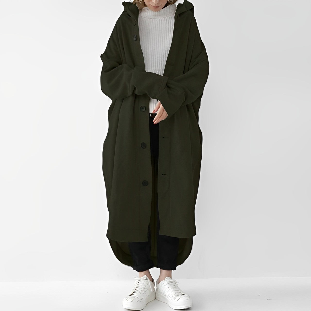 Cailyn - Langer, bequemer Trenchcoat
