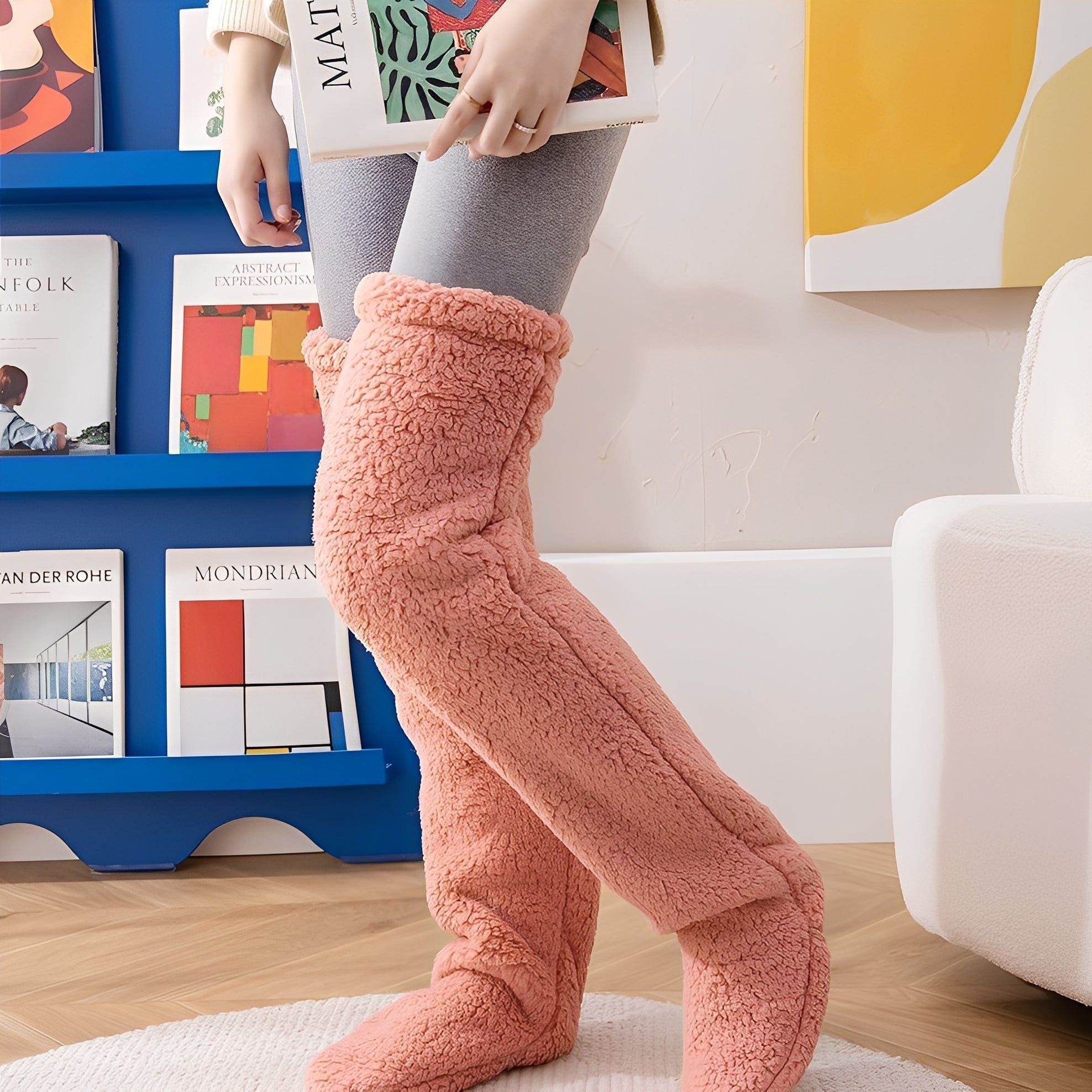 Camellia - Warme Winterkniestrümpfe für Damen