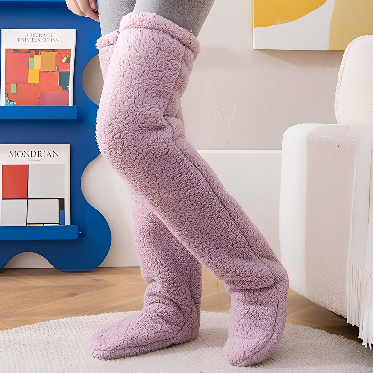 Camellia - Warme Winterkniestrümpfe für Damen