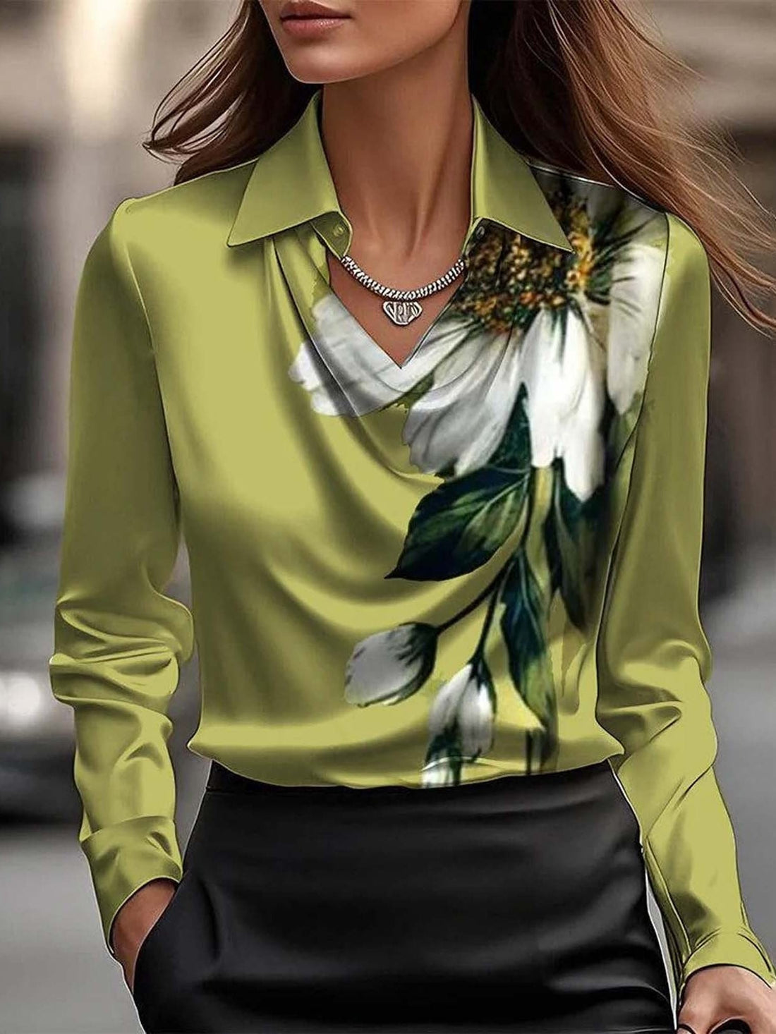 Amira - Elegante Rüschbluse für Frauen