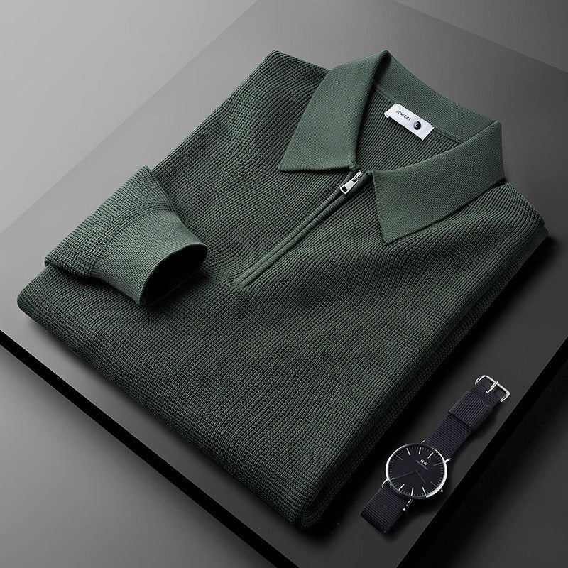 Stevie - Modischer Herrenpullover mit Waffelmuster