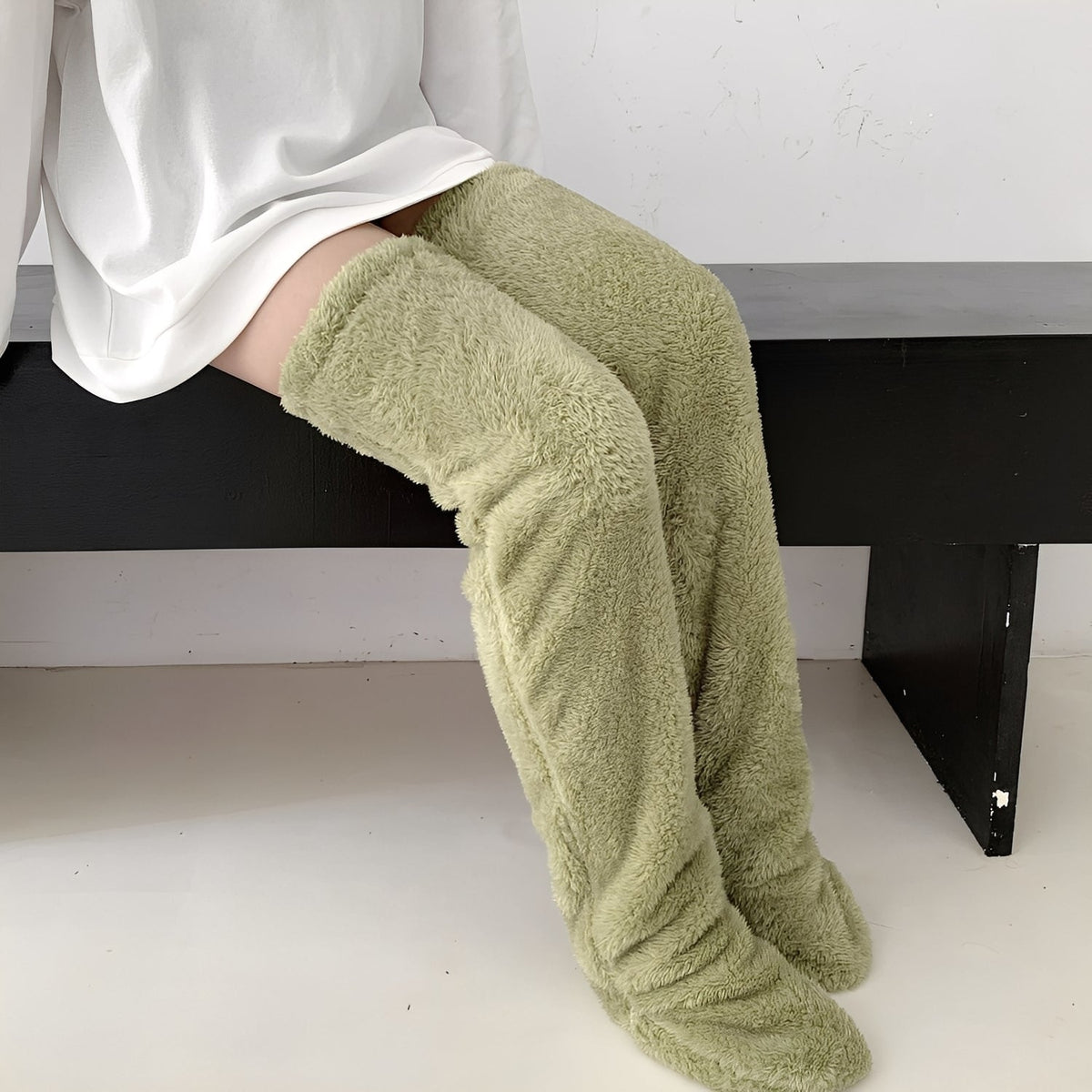 Camellia - Warme Winterkniestrümpfe für Damen