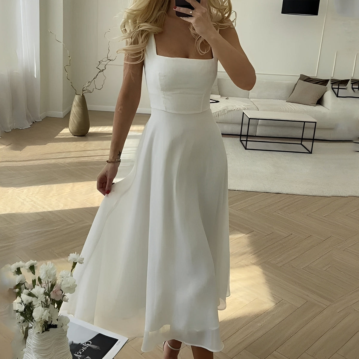 Darcie - Legeres ärmelloses Damenkleid